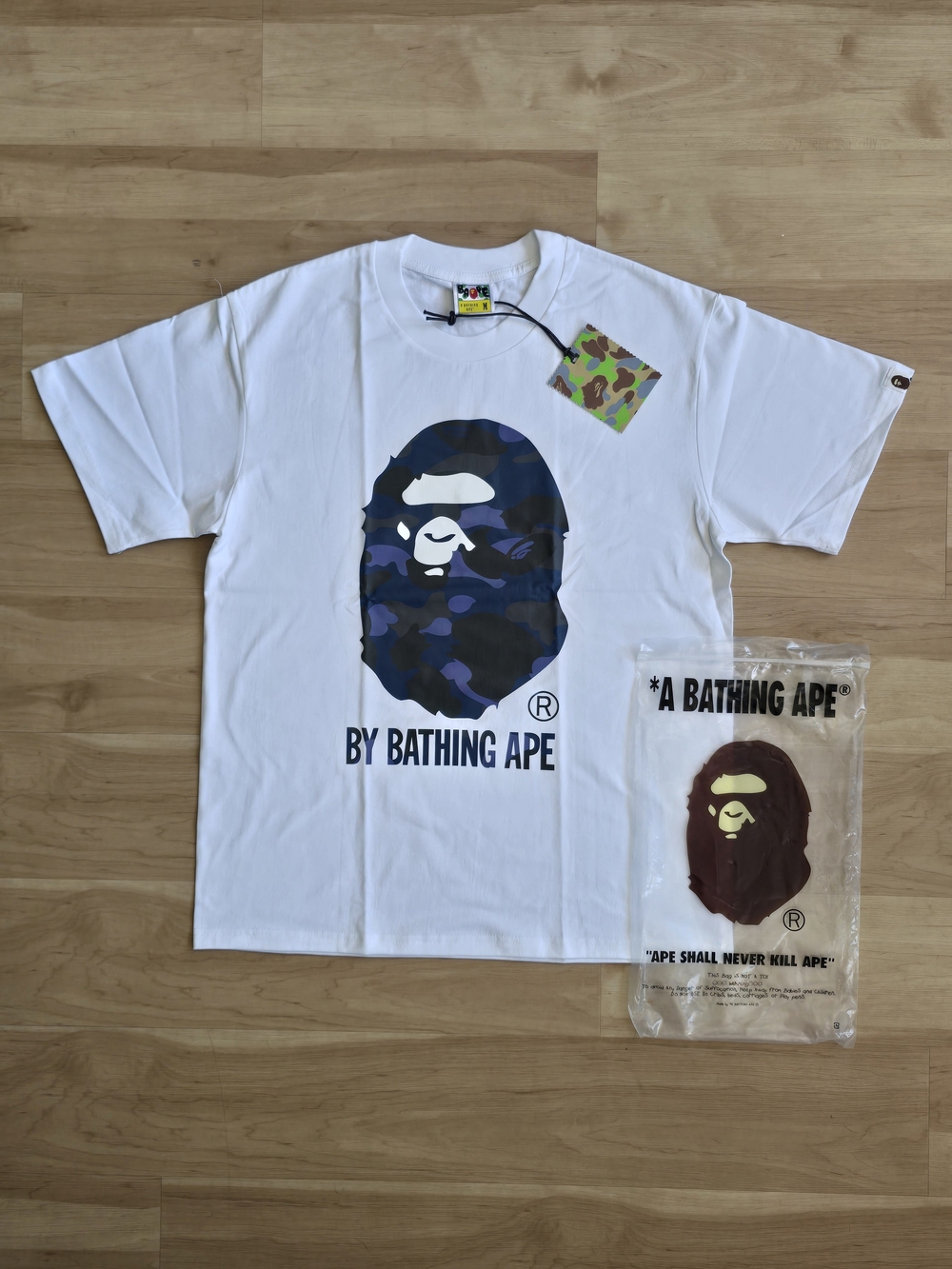 A BATHING APE White T-Shirt
